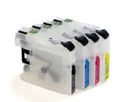 Fill In, Quickfill Patronen kompatibel mit Brother LC-123, 125, 127 mit Autoreset Chips