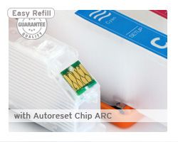 Fill In Patronen für Epson 26, 26XL mit Auto-Reset-Chips (kein OEM)