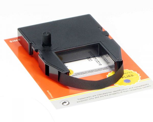 Ink ribbon for Commodore MPS 801 Gr. 628, GP55050, Atari, Brother u.o., right turning