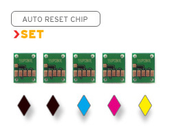5 auto reset chips for Canon PGI-550, CLI 551 cartridges