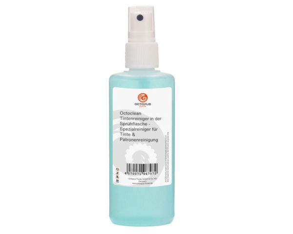 Octoclean Ink Cleaner in Spray Bottle – Special Cleaner for Ink & Cartridge Cleaning