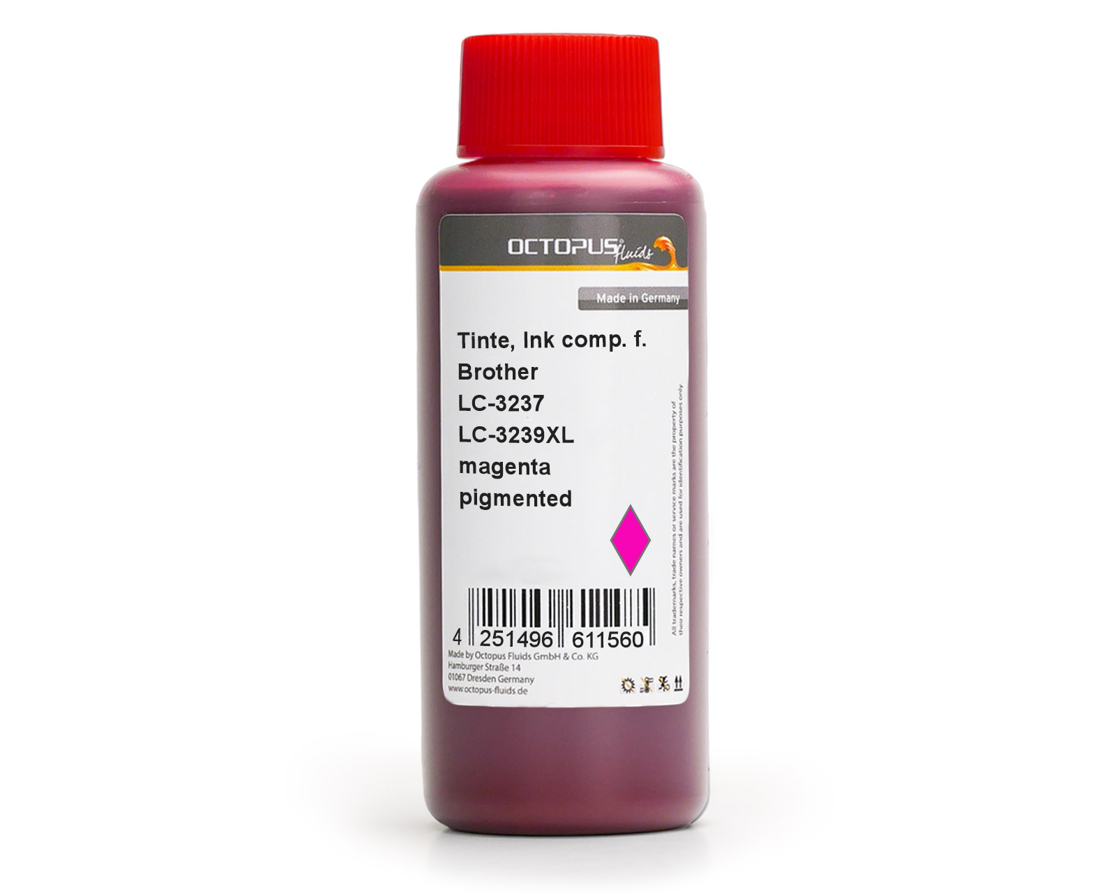 Refill ink Brother LC-3237 M, LC-3239 M, Brother HL-J 6000, 6100, MFC-J 5945, 6945, 6947 magenta