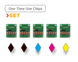 Set di chip per cartucce Canon PGI-550, CLI-551, 5 pezzi