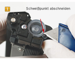 Set Brother TN-1050, HL-1110 Tonerpulver inkl. Reset Hebel und Trichter Set Brother TN-1050, HL-1110 Tonerpulver inkl. Reset Hebel und Trichter