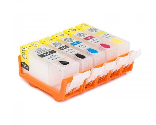 Refillable Ink Cartridges for Canon PGI-525, CLI-526 with auto reset chip