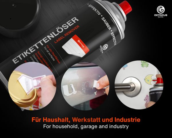 Octopus Label Remover Spray, Adhesive Remover, 200 ml