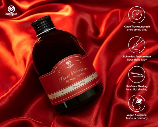 Classic fountain pen ink Brilliant Rot