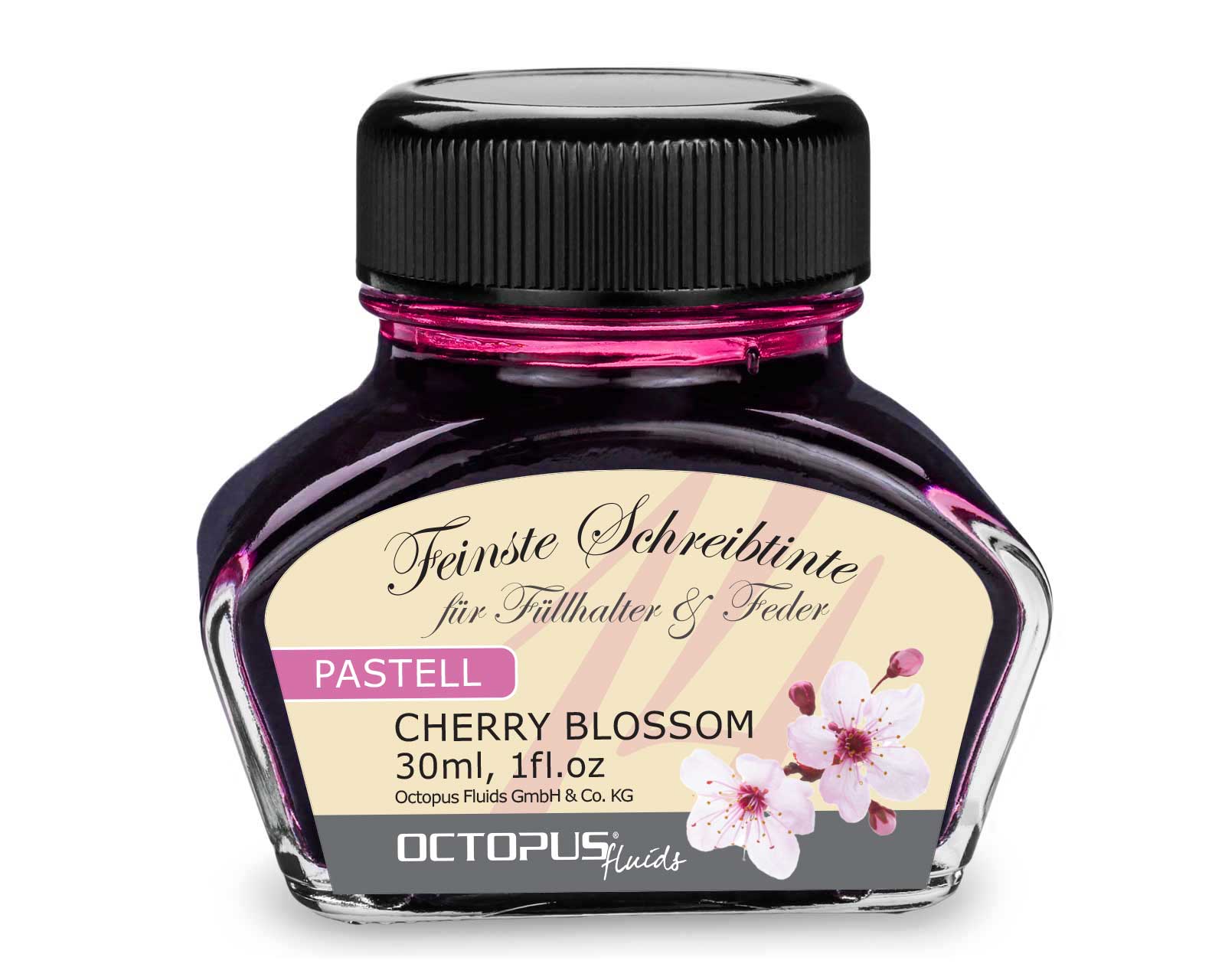 Füllhaltertinte, Schreibtinte für Füllhalter Pastell Rosa "Cherry Blossom" Füllhaltertinte, Schreibtinte für Füllhalter Pastell Rosa "Cherry Blossom"