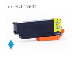 Cartuccia compatibile Epson 26XL (no OEM), Ciano