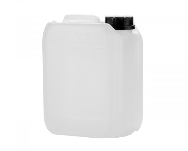 4x 5L canister empty HDPE natural with cap, thread 51mm