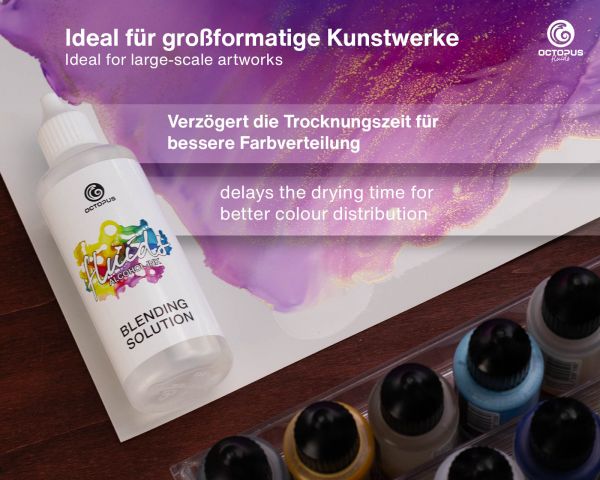 1 Liter Blending Solution für Alcohol Ink, Extender, Blendinglösung für Alkoholtinte, farblos
