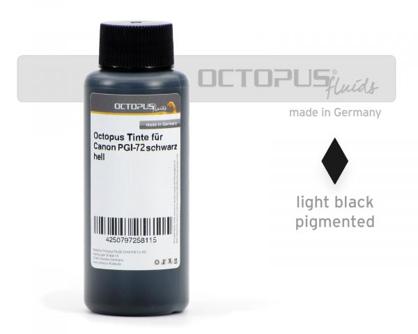Refill ink for Canon PGI-72 PBK light black