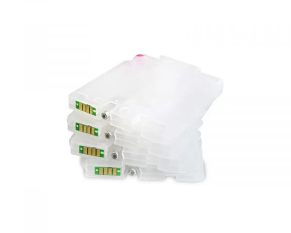 Befüllbare Fill In, Quickfill Patronen kompatibel mit Ricoh GC-41 mit Autoresetchip