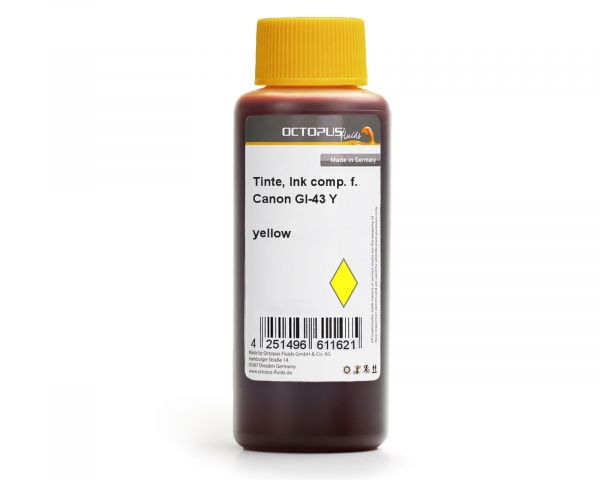 Refill ink for Canon GI-43 Y Pixma G 540, G 640 MegaTank yellow