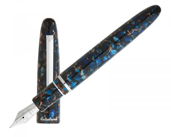 Esterbrook Estie Nouveau Blue Palladium Trim Fountain Pen for Cartridges