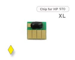 Chip für HP 971XL, CN628AE Druckerpatrone gelb