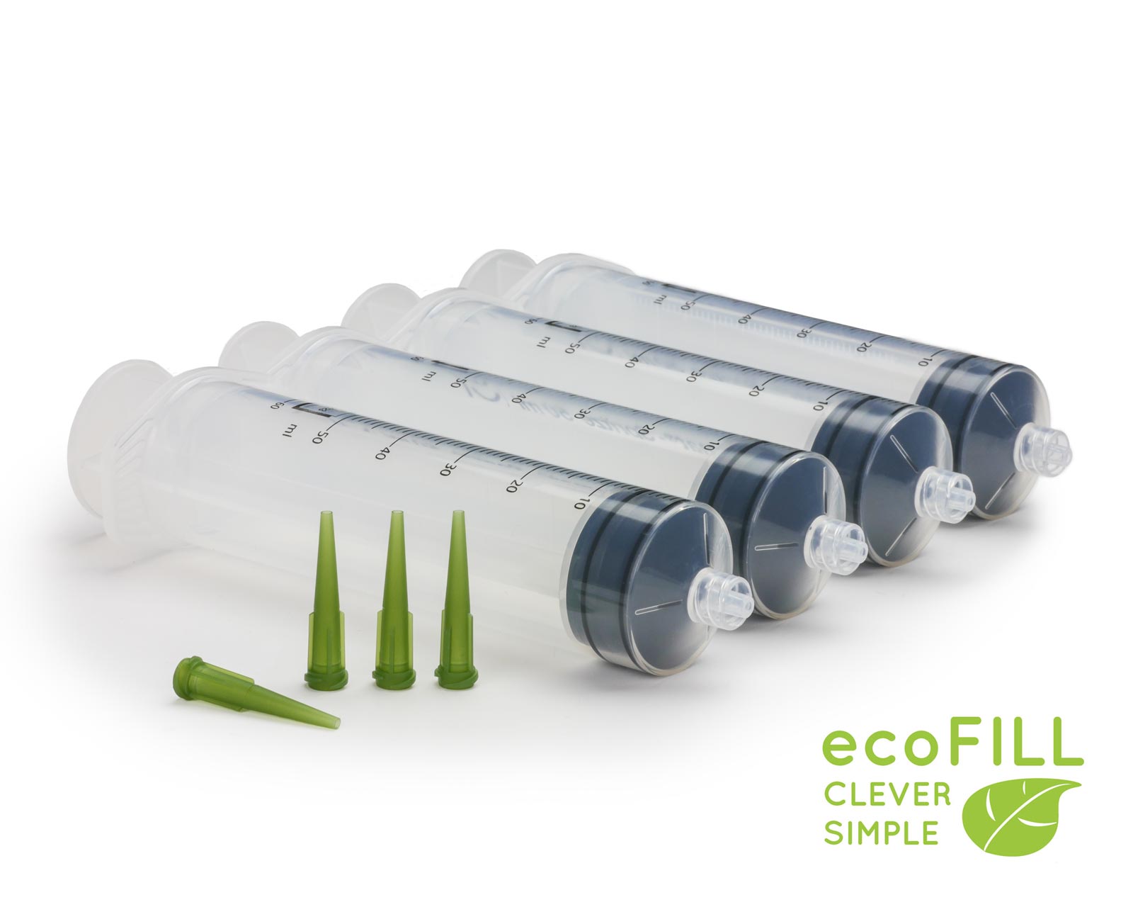 ECO-FILL set of syringes with filling tips