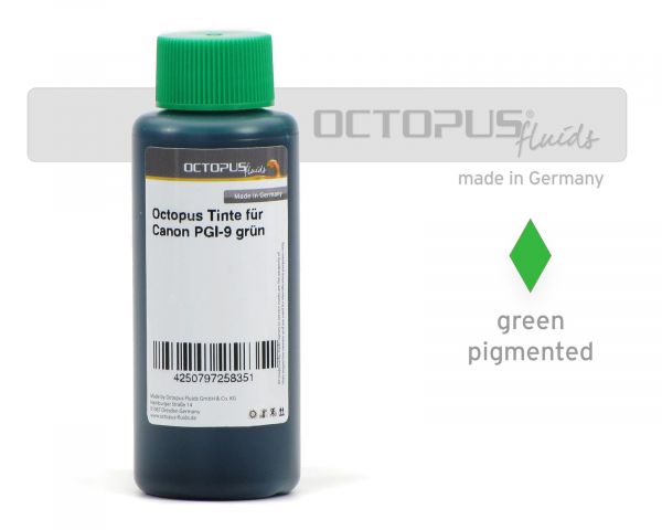 Octopus Tinte für Canon PGI-9 grün