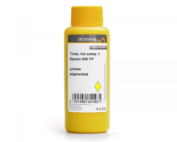 Refill ink for Epson 405 ink cartridges, WF-3820, WF-4820, WF-7830 yellow