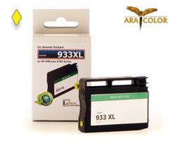 Remanufactured ARA COLOR HP 933 XL yellow cartridge (non OEM)