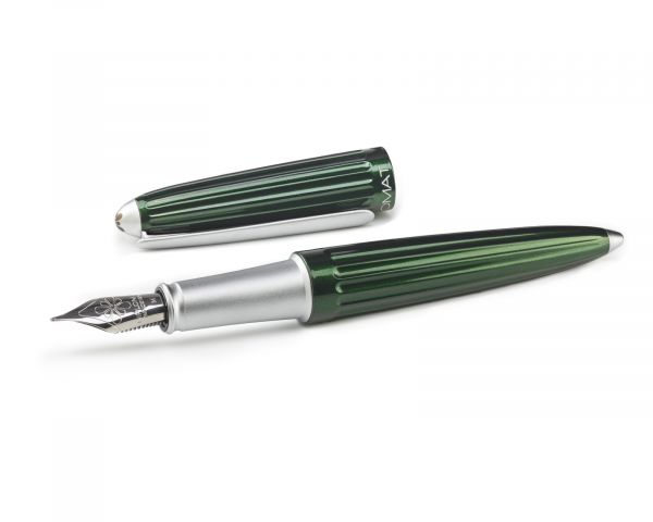 Stilografica Diplomat Diplomat Aero Evergreen, forza M