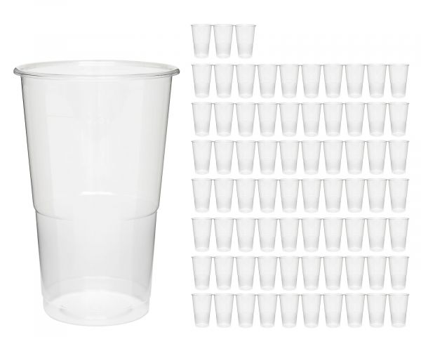 Tazza riutilizzabile 300ml, tazza di plastica in polipropilene, tazza per mescolare (74 pezzi)
