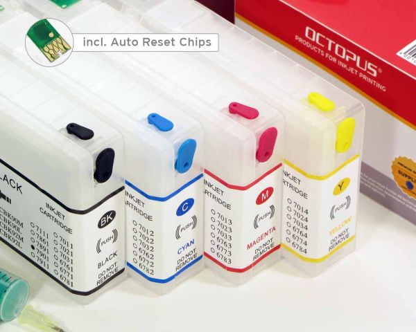 Refillable ink cartridges for Epson 79 inkjet cartridges (non OEM)
