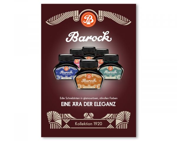 Poster A1 "Barock 1920" auf 135g/m² Bilderdruckpapier