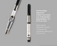 : Füllhalter Diplomat Aero : Füllhalter Diplomat Aero schwarz mit farblich perfekt passender Füllertinte in edler Holzschatulle