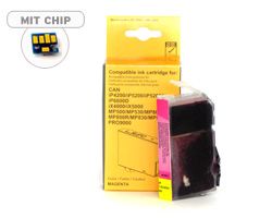 Kompatible Tintenpatrone für Canon CLI-8 magenta (mit Chip)