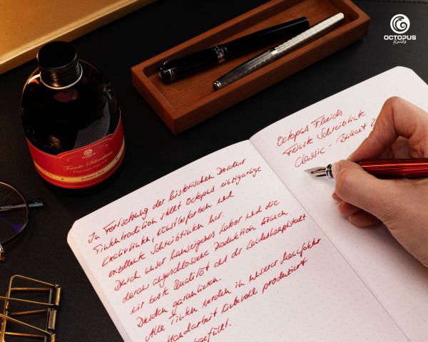 Classic fountain pen ink Brilliant Rot