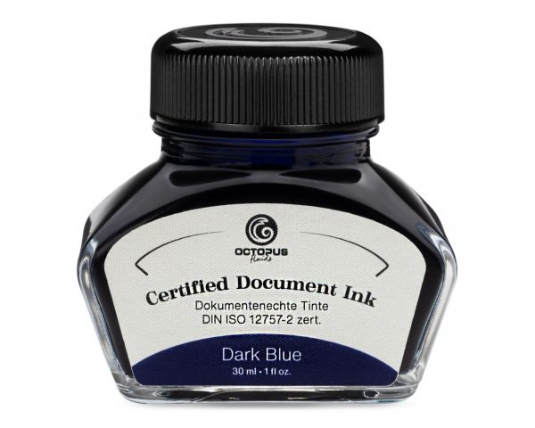 Document-proof ink blue DIN ISO 12757 certified