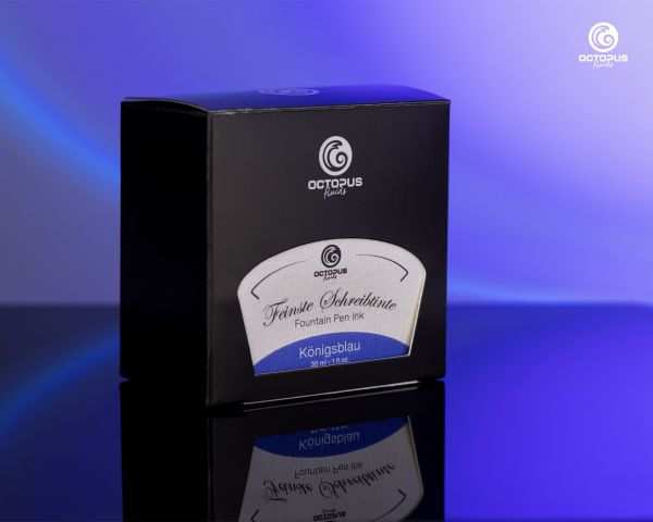 Füllhaltertinte, Schreibtinte für Füllhalter, Füllertinte Königsblau löschbar