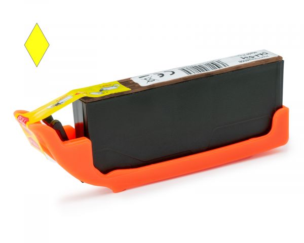 Tintenpatrone kompatibel mit Canon CLI-531 (non OEM) gelb mit Chip