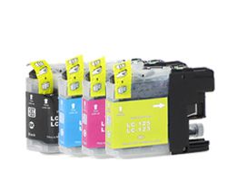 Kompatible Druckerpatronen für Brother LC-123, LC-125 XL, 5 Stück