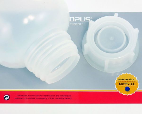 3x 2000 ml Weithalsflasche mit Schraubverschluß, Chemiekalienflasche, Laborflasche