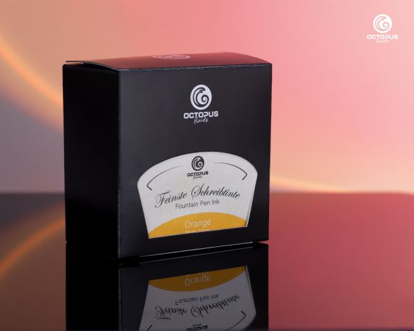 Fountain pen ink including converter, Writing ink for fountain pen, Orange