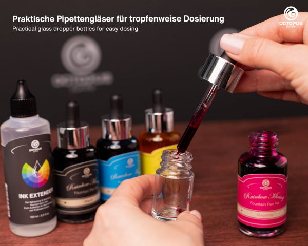 Inchiostro da scrittura nero per RIMIK Rainbow Ink Mixing Kit per penna stilografica