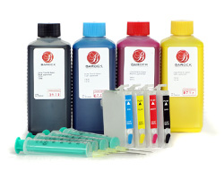 Refillable Cartridges T0711, T0714 with Ink (non-OEM) for Epson