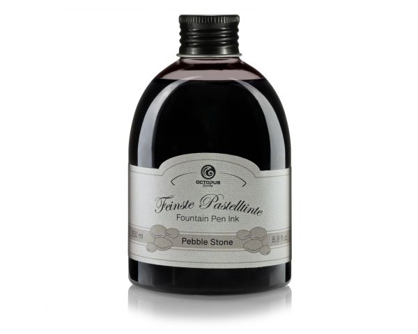 Fountain pen ink pastel grey "Pebble Stone"