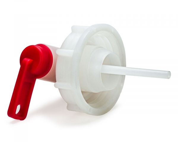 Tap, Valve for canister with 51mm opening, red, nature