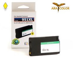 ARA COLOR remanufactured HP 951 XL yellow cartridge for Officejet Pro (non OEM)