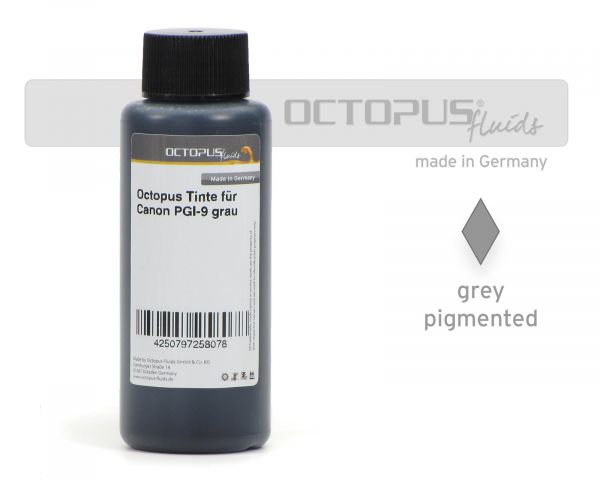 Octopus Tinte für Canon PGI-9 grau