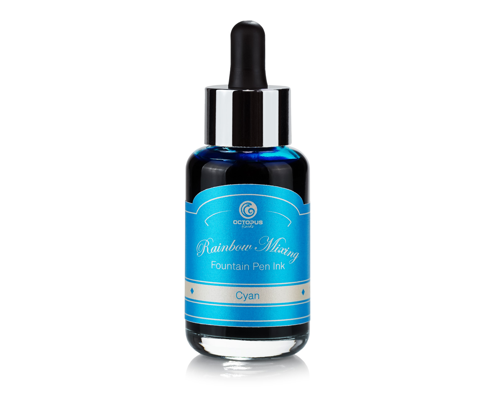 Writing Ink cyan for RIMIK Rainbow Ink Mixing Kit for Fountain Pen