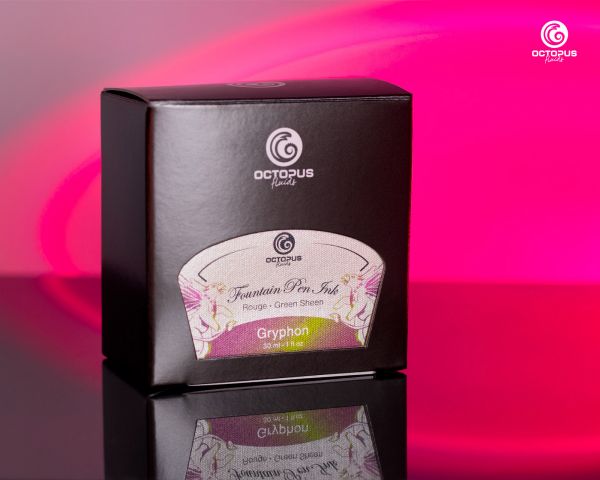 Fountain Pen Ink Sheen with converter, Gryphon, Brown, 30 ml