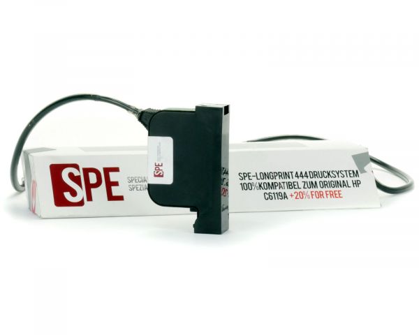 CISS Longprint System für HP 45 Druckerpatronen, C6119A mit 444 ml schwarzer, pigmentierter Tinte