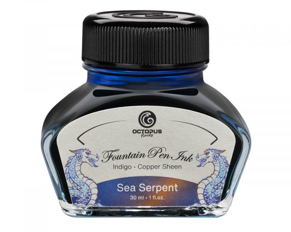 Fountain Pen Ink Sheen, Sea Serpent, Blue, 30 ml