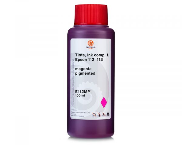 Nachfülltinte für Epson 112, 113, EcoTank L 11160, L 15160, L 5150, L 5160, ET-5100, ET-5800 magenta