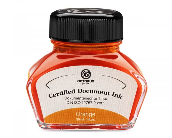 Document-proof ink orange DIN ISO 12757 certified