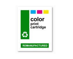 Universal-Klebeetiketten für HP Patronen color, wasserfest (100 Stk.)